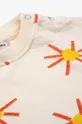 Βαμβακερή μπλούζα μωρού Bobo Choses μπεζ