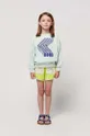 modra Otroški bombažen pulover Bobo Choses