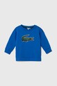 Lacoste bluza bawełniana dziecięca nadruk niebieski SJ1231.PPYH
