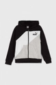 чорний Дитяча кофта Puma PUMA POWER Colorblock Full-Zip TR Дитячий