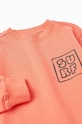 Detská bavlnená mikina zippy oranžová 3105882803