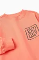 πορτοκαλί Παιδική βαμβακερή μπλούζα zippy
