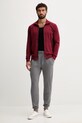 BOSS kapucnis pulcsi otthoni viseletre 50515307 burgundia AW25