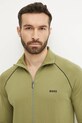 BOSS bluză lounge Mix&Match Jacket Z verde 50515307