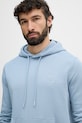 BOSS Orange dukserica sa kapuljačom muška od pamuka Wetalk plava 50509314