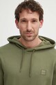 BOSS Orange bluza bawełniana zielony 50509314