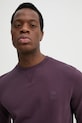 Pamučna dukserica BOSS Orange Westart ljubičasta 50509323