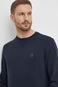BOSS Orange bluza bawełniana granatowy 50509323