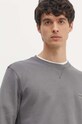 BOSS Orange bluza bawełniana szary 50509323