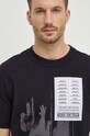 BOSS Orange t-shirt bawełniany czarny 50511051