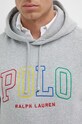 Polo Ralph Lauren felpa 710926600 grigio