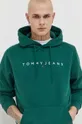 zielony Tommy Jeans bluza