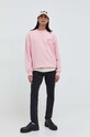 Tommy Jeans bluza bawełniana DM0DM17989 różowy SS24