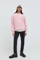 Tommy Jeans felpa in cotone rosa