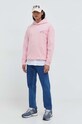 Tommy Jeans bluza bawełniana DM0DM17990 różowy SS24