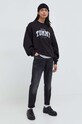 Tommy Jeans bluza bawełniana DM0DM18386 czarny SS24