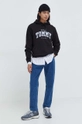 Tommy Jeans felpa in cotone nero