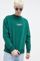 Tommy Jeans hanorac de bumbac DM0DM18411 verde SS24