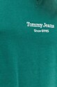 Хлопковая кофта Tommy Jeans DM0DM18411 зелёный