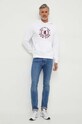 Tommy Hilfiger bluza bawełniana MW0MW33650 biały SS24