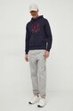 Tommy Hilfiger bluza bawełniana MW0MW33650 granatowy SS24