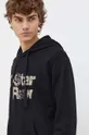 črna Bombažen pulover G-Star Raw Moški