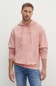 Guess bluza bawełniana różowy M4RQ33.K9YI1