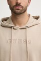 Βαμβακερή μπλούζα Guess FINCH M4RQ33.K9YI1 μπεζ
