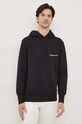 Βαμβακερή μπλούζα Calvin Klein Jeans μαύρο J30J324620