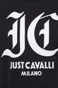 Just Cavalli hanorac de bumbac 76OAIE00.CF100 negru