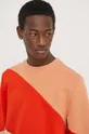 pomarańczowy PS Paul Smith bluza bawełniana