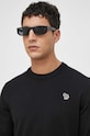 Bavlnený sveter PS Paul Smith čierna M2R.503XZ.M21858