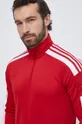piros adidas Performance edzős pulóver