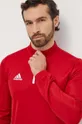 červená Tréningové tričko s dlhým rukávom adidas Performance Entrada 22