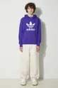 adidas Originals cotton sweatshirt Adicolor Classics Trefoil violet