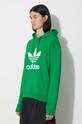 Хлопковая кофта adidas Originals Adicolor Classics Trefoil зелёный IM9403