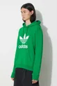 green adidas Originals cotton sweatshirt Adicolor Classics Trefoil