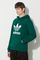 adidas Originals cotton sweatshirt Adicolor Classics Trefoil green IM9407