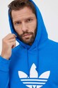adidas Originals bluza bawełniana Adicolor Classics Trefoil niebieski IM9410