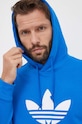 adidas Originals bluza bawełniana Adicolor Classics Trefoil niebieski IM9410