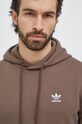 Кофта adidas Originals Trefoil Essentials Hoody коричневий IR7786