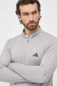 sivá Tréningová mikina adidas Performance Training Essentials