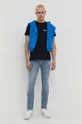 Mikina Karl Lagerfeld Jeans modrá