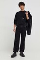 Karl Lagerfeld Jeans bluza bawełniana 240D1802 czarny SS24