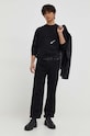 Karl Lagerfeld Jeans bluza bawełniana 240D1802 czarny SS24