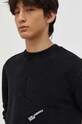 Karl Lagerfeld Jeans bluza bawełniana czarny 240D1802