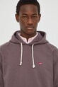 Levi's hanorac de bumbac violet 34581