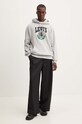 Bavlnená mikina Levi's 38479 sivá SS25