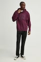 Levi's bluza bawełniana 38479 bordowy SS25