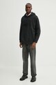 Bavlnená mikina Levi's 38479 čierna SS25